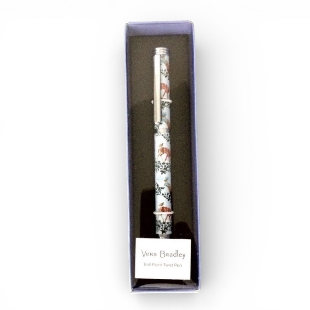 VERA BRADLEY Merry Mischief Snow Day 3‑Pc Set – Pen, Notebook, Travel Mug - NWT - Picture 5 of 14